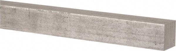 Precision Brand - 12" Long x 5/8" High x 5/8" Wide, Plain Key Stock - Low Carbon Steel - Best Tool & Supply