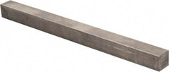 Precision Brand - 12" Long x 7/8" High x 7/8" Wide, Plain Key Stock - Low Carbon Steel - Best Tool & Supply