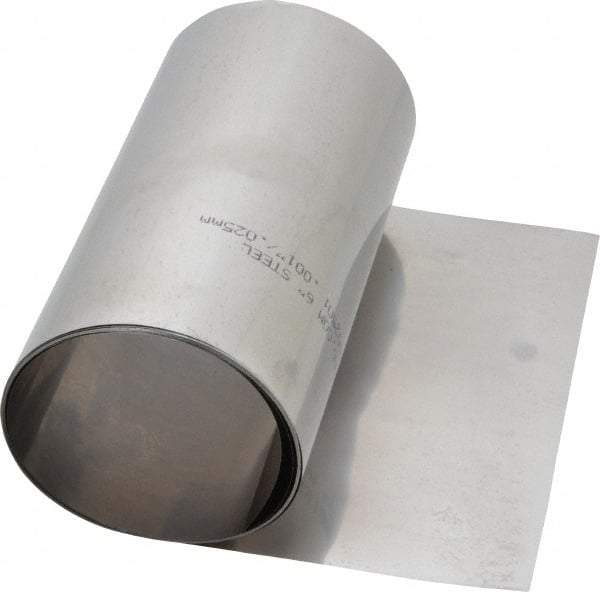 Precision Brand - 15 Ft. Long x 6 Inch Wide x 0.001 Inch Thick, Roll Shim Stock - Steel - Best Tool & Supply