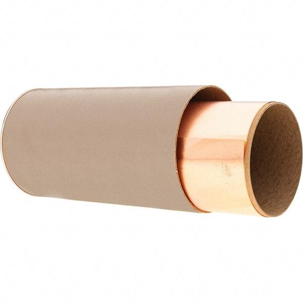 Precision Brand - 100 Inch Long x 6 Inch Wide x 0.001 Inch Thick, Roll Shim Stock - Copper - Best Tool & Supply