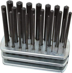 Spellmaco - 25 Piece, 1 to 13mm, Transfer Punch Set - Best Tool & Supply