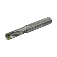 Allied Machine and Engineering - 0.94" Max Drill Depth, 3xD, 10mm Diam, Indexable Insert Drill - 1 Insert, 1/2" Shank Diam, Straight Shank - Best Tool & Supply