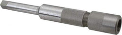 Made in USA - 1/8 Pipe Inch Tap, 6 Inch Overall Length, 3/4 Inch Max Diameter, Tap Extension - 7/16 Inch Tap Shank Diameter, 7/16 Inch Extension Shank Diameter, 0.328 Inch Extension Square Size, 1 Inch Tap Depth, Tool Steel - Best Tool & Supply