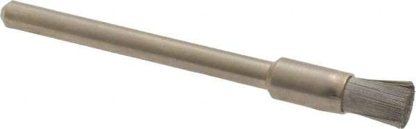 Anderson - 3/16" Brush Diam, Crimped, End Brush - 1/8" Diam Shank, 25,000 Max RPM - Best Tool & Supply