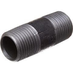 Black Pipe Nipples & Pipe; Thread Style: Threaded on Both Ends; Schedule: 40; Construction: Welded; Lead Free: Yes; Standards: ASTM ™A733; NSF 372; ASTM A53; Nipple Type: Threaded Nipple; Overall Length: 6.00