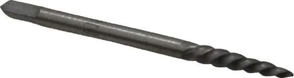 Interstate - Spiral Flute Screw Extractor - #1 Extractor for 3/32 to 5/32" Screw, 2" OAL - Best Tool & Supply