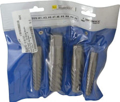 Interstate - 4 Piece Spiral Flute Screw Extractor Set - Screw Range 3/4 to 2-1/8" - Best Tool & Supply