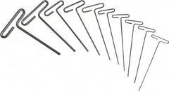 Eklind - 10 Piece T-Handle Hex Key Set - Exact Industrial Supply