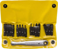 Chapman - 12 Piece, 1/4" Drive Screwdriver Bit Set - #1 to #2 Phillips - Best Tool & Supply