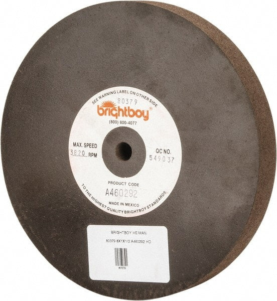 Cratex - 8" Diam x 1/2" Hole x 1" Thick, 46 Grit Surface Grinding Wheel - Best Tool & Supply