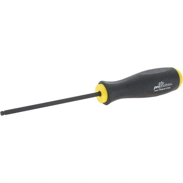 Bondhus - 9/64" Hex Ball End Driver - 3.3" Blade Length, Ergonomic Molded Cushion Grip Handle, 171mm OAL - Best Tool & Supply