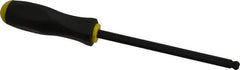 Bondhus - 3/8" Hex Ball End Driver - 6.6" Blade Length, Ergonomic Molded Cushion Grip Handle, 287mm OAL - Best Tool & Supply