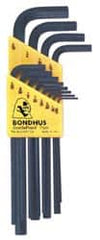 Bondhus - 12 Piece L-Key Hex Key Set - Best Tool & Supply