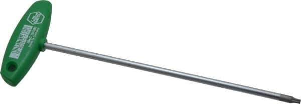 Wiha - T15 Standard Torx Key - Flag-Style, 7-7/8" Length Under Head, 200mm OAL - Best Tool & Supply