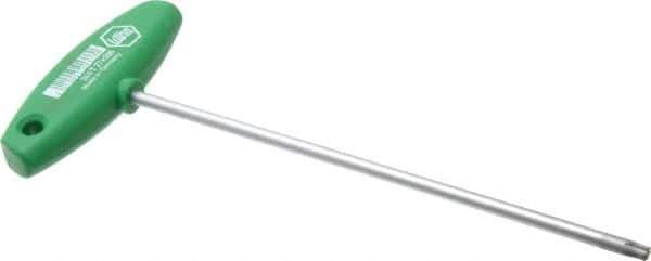 Wiha - T27 Standard Torx Key - Flag-Style, 7-7/8" Length Under Head, 200mm OAL - Best Tool & Supply