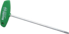 Wiha - T30 Standard Torx Key - Flag-Style, 7-7/8" Length Under Head, 200mm OAL - Best Tool & Supply