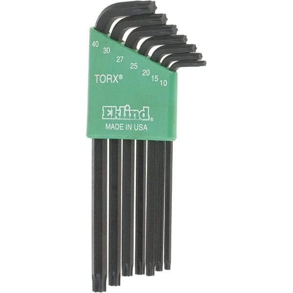 Eklind - Torx Key Set - 7 KEY LONG T10-T40 E EKLIND TORX L-KEY SETS - Best Tool & Supply