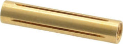 Made in USA - 3/16" Diam Through Hole Barrel Cylinder - 1" Barrel Length, Eccentric Slot - Best Tool & Supply