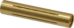 Made in USA - 1/4" Diam Through Hole Barrel Cylinder - 1-1/4" Barrel Length, Eccentric Slot - Best Tool & Supply