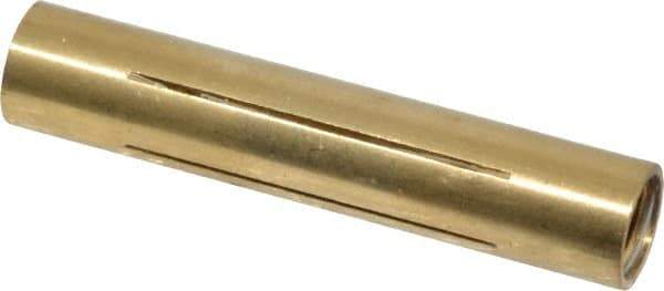 Made in USA - 5/16" Diam Through Hole Barrel Cylinder - 1.57" Barrel Length, Eccentric Slot - Best Tool & Supply