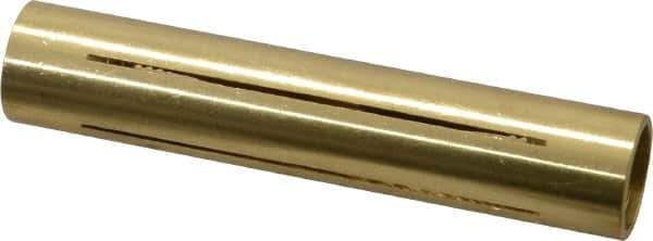 Made in USA - 15/32" Diam Through Hole Barrel Cylinder - 2-1/4" Barrel Length, Eccentric Slot - Best Tool & Supply