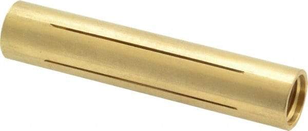 Made in USA - 5/8" Diam Through Hole Barrel Cylinder - 3" Barrel Length, Eccentric Slot - Best Tool & Supply