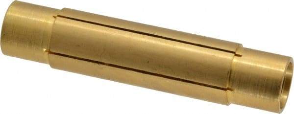 Made in USA - 11/16" Diam Through Hole Barrel Cylinder - 3" Barrel Length, Eccentric Slot - Best Tool & Supply