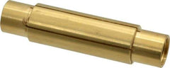 Made in USA - 3/4" Diam Through Hole Barrel Cylinder - 3" Barrel Length, Eccentric Slot - Best Tool & Supply