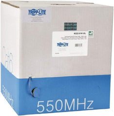 Tripp-Lite - Cat6, 24 AWG, 8 Wires, 550 MHz, Unshielded Network & Ethernet Cable - Blue, PVC, 1,000' OAL - Best Tool & Supply