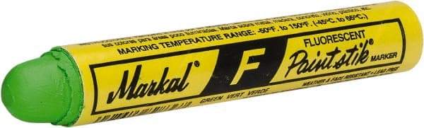 Markal - Fluorescent Green Marker/Paintstick - Oil Base Ink - Best Tool & Supply