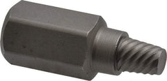 Irwin Hanson - Spiral Flute Screw Extractor - 1/4" Extractor for 7/16" Screw, 1/2" Hex - Best Tool & Supply