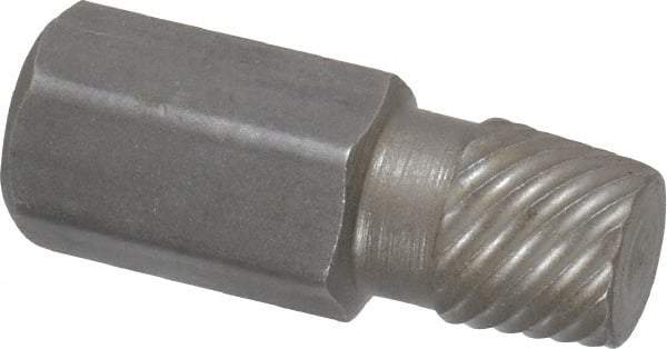 Irwin - Spiral Flute Screw Extractor - 13/32" Extractor for 3/4" Screw, 1/2" Hex - Best Tool & Supply