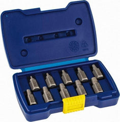 Irwin Hanson - 10 Piece Spiral Flute Screw Extractor Set - Screw Range 1/8 to 13/32" - Best Tool & Supply