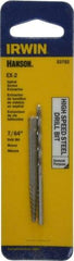 Irwin - 2 Piece Spiral Flute Screw Extractor & Drill Set - Screw Range 5/32 to 7/32" - Best Tool & Supply