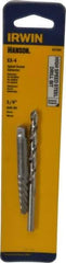 Irwin - 2 Piece Spiral Flute Screw Extractor & Drill Set - Screw Range 9/32 to 3/8" - Best Tool & Supply