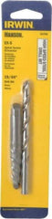 Irwin - 2 Piece Spiral Flute Screw Extractor & Drill Set - Screw Range 3/8 to 5/8" - Best Tool & Supply