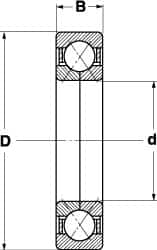 SKF - Radial Ball Bearings; Type: 4 Point Angular Contact Ball Bearing ; Style: Open ; Bore Diameter (mm): 60.00 ; Outside Diameter (mm): 110.00 ; Width (mm): 22.00 ; Flange Type: Without Flange - Exact Industrial Supply