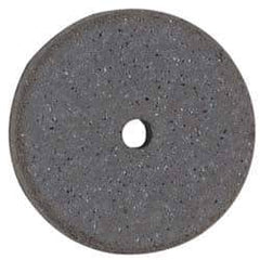 Cratex - 4" Diam x 1/2" Hole x 3/4" Thick, Surface Grinding Wheel - Silicon Carbide, Fine Grade, 5,250 Max RPM, Rubber Bond, No Recess - Best Tool & Supply