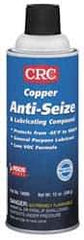 CRC - 16 oz Aerosol General Purpose Anti-Seize Lubricant - Copper, -95 to 1,800°F, Bronze, Water Resistant - Best Tool & Supply