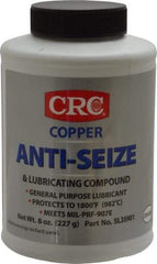 CRC - 8 oz Bottle General Purpose Anti-Seize Lubricant - Copper, -95 to 1,800°F, Bronze, Water Resistant - Best Tool & Supply