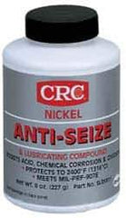 CRC - 8 oz Bottle High Temperature Anti-Seize Lubricant - Nickel, -95 to 2,400°F, Gray, Water Resistant - Best Tool & Supply