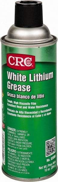 CRC - 16 oz Aerosol Lithium General Purpose Grease - Off White, 300°F Max Temp, NLGIG 2, - Best Tool & Supply