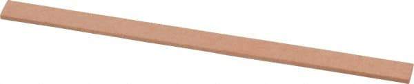 Made in USA - 180 Grit Aluminum Oxide Rectangular Polishing Stone - Very Fine Grade, 1/4" Wide x 4" Long x 1/16" Thick - Best Tool & Supply