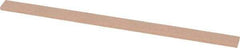 Made in USA - 220 Grit Aluminum Oxide Rectangular Polishing Stone - Very Fine Grade, 1/4" Wide x 4" Long x 1/16" Thick - Best Tool & Supply