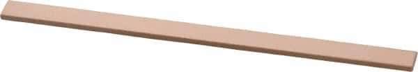 Made in USA - 600 Grit Aluminum Oxide Rectangular Polishing Stone - Super Fine Grade, 1/4" Wide x 4" Long x 1/16" Thick - Best Tool & Supply