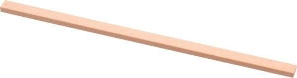 Made in USA - 320 Grit Aluminum Oxide Rectangular Polishing Stone - Extra Fine Grade, 1/4" Wide x 6" Long x 1/8" Thick - Best Tool & Supply