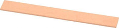 Value Collection - 220 Grit Aluminum Oxide Rectangular Polishing Stone - Very Fine Grade, 1/2" Wide x 4" Long x 1/16" Thick - Best Tool & Supply