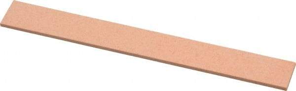 Made in USA - 320 Grit Aluminum Oxide Rectangular Polishing Stone - Extra Fine Grade, 1/2" Wide x 4" Long x 1/16" Thick - Best Tool & Supply