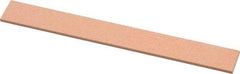 Made in USA - 320 Grit Aluminum Oxide Rectangular Polishing Stone - Extra Fine Grade, 1/2" Wide x 4" Long x 1/16" Thick - Best Tool & Supply