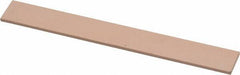 Made in USA - 600 Grit Aluminum Oxide Rectangular Polishing Stone - Super Fine Grade, 1/2" Wide x 4" Long x 1/16" Thick - Best Tool & Supply